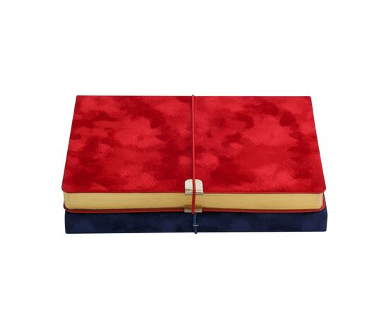 Еженедельник Buromax недатированный VELOUR, A5, красный, штуч.кожа, 336 страниц (BM.20770-05), изображение 5