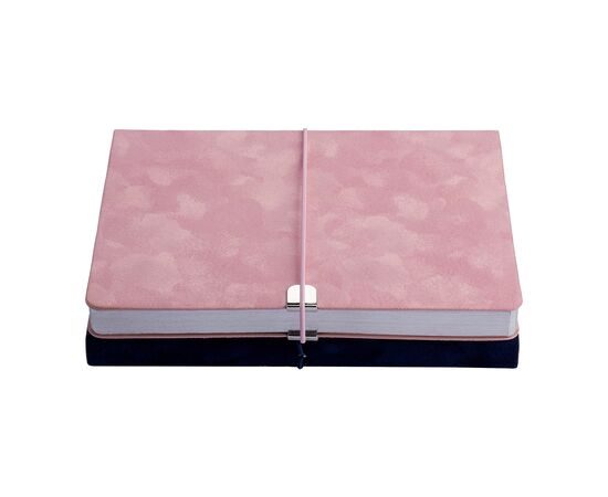 Еженедельник Buromax недатированный VELOUR, A5, розовый, штуч.кожа, 336 страниц (BM.20770-10), изображение 6