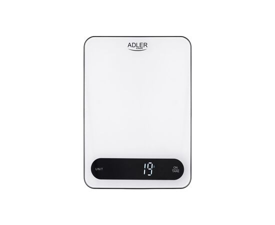 Весы кухонные Adler AD 3177 white black
