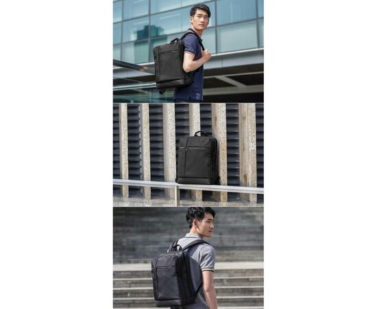 Рюкзак для ноутбука Xiaomi 14" RunMi 90 Classic Business Backpack Dark Grey/Black (Ф00650), изображение 6