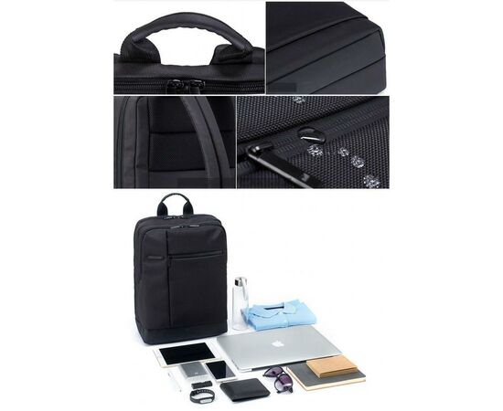 Рюкзак для ноутбука Xiaomi 14" RunMi 90 Classic Business Backpack Dark Grey/Black (Ф00650), изображение 9