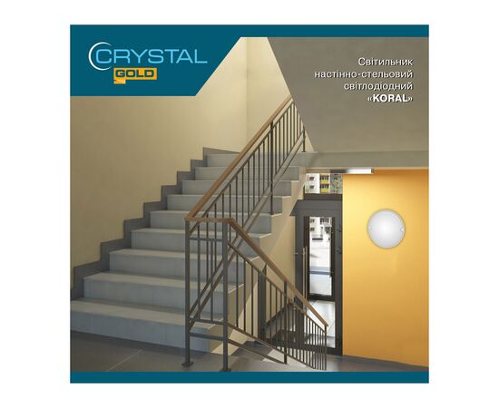 Світильник CRYSTAL KORAL- 24W 6500K ip54 (DNL-033), зображення 6