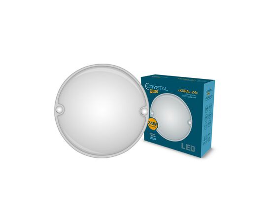 Світильник CRYSTAL KORAL- 24W 6500K ip54 (DNL-033)