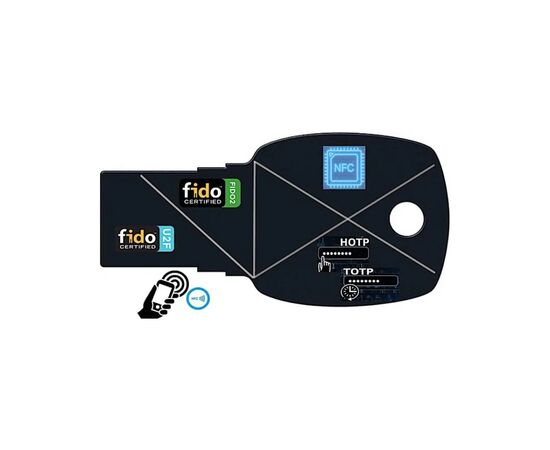Апаратний ключ безпеки Feitian ePass FIDO FT-K9D U2F FIDO2 NFC USB-A K9D-NFC (FT-K9D), зображення 4