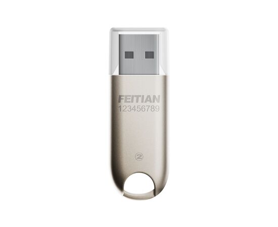 Апаратний ключ безпеки Feitian BioPass FIDO2 Plus FIDO FT-K45, USB Type A, Fingerprint. (FT-K45), зображення 2