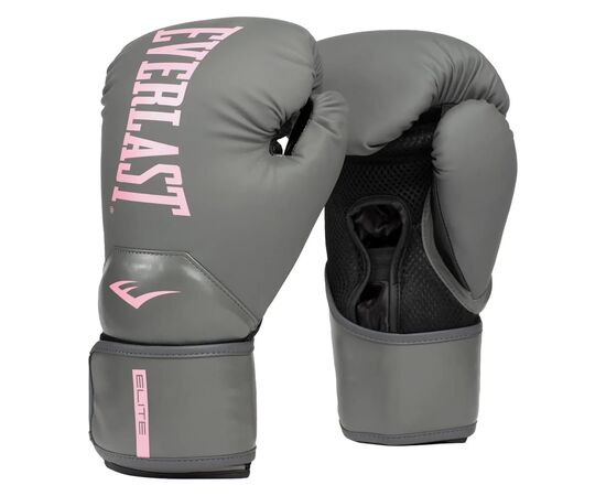 Боксерські рукавички Everlast Elite 2 Boxing Glove P00003310 сірий, рожевий 10 унцій (009283624101)