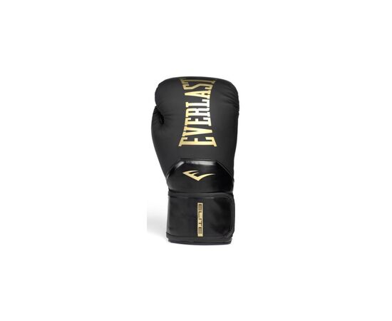 Боксерские перчатки Everlast Elite 2 Boxing Glove P00003270 чорний, золотий 10 унцій (009283623708), изображение 2