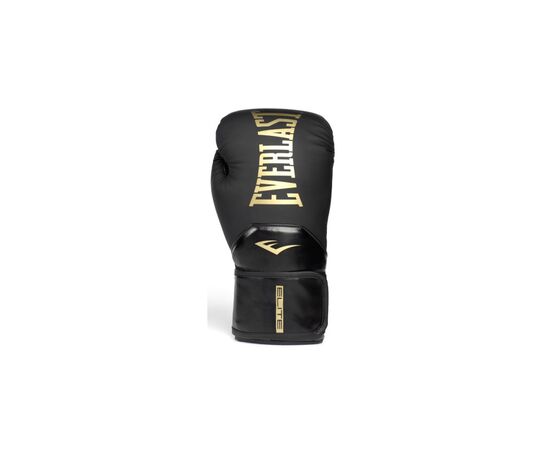 Боксерские перчатки Everlast Elite 2 Boxing Glove P00003271 чорний, золотий 12 унцій (009283623715), изображение 2