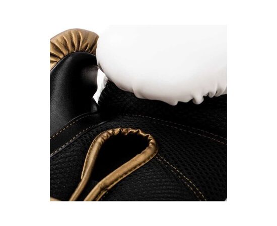 Боксерские перчатки Everlast PowerLock Boxing Training Gloves P00003049 білий, золотий 12 унцій (009283620110), изображение 3