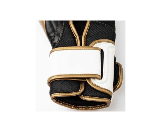Боксерские перчатки Everlast PowerLock Boxing Training Gloves P00003049 білий, золотий 12 унцій (009283620110), изображение 4