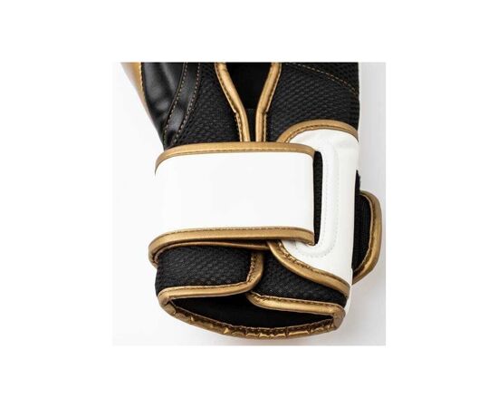 Боксерские перчатки Everlast PowerLock Boxing Training Gloves P00003050 білий, золотий 14 унцій (009283620127), изображение 4