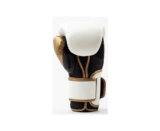 Боксерские перчатки Everlast PowerLock Boxing Training Gloves P00003051 білий, золотий 16 унцій (009283620134), изображение 5