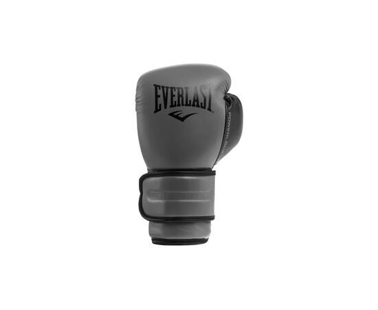 Боксерские перчатки Everlast PowerLock Boxing Training Gloves P00002306 сірий, чорний 14 унцій (009283608545)