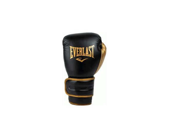 Боксерские перчатки Everlast Powerlock 2R Training Glove P00002665 чорний, золотий 16 унцій (009283611996), изображение 2