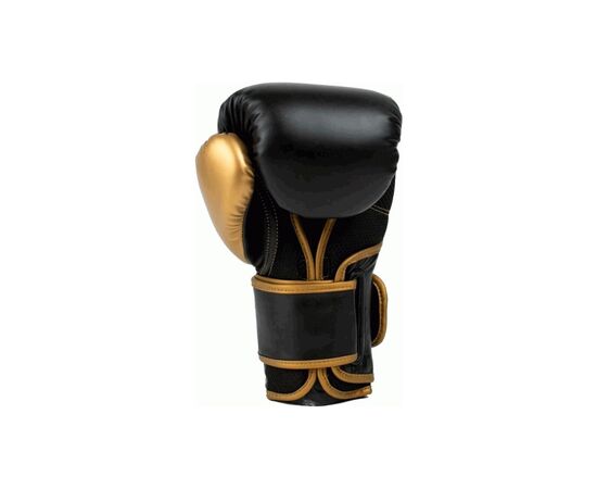 Боксерские перчатки Everlast Powerlock 2R Training Glove P00002665 чорний, золотий 16 унцій (009283611996), изображение 3