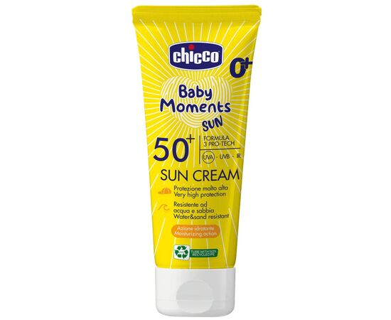 Детский крем Chicco сонцезахисний 50 SPF, 75 мл (8058664189588) (12725.00)