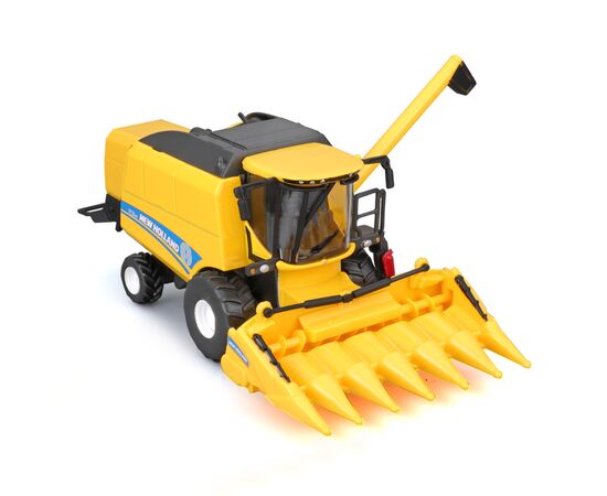 Масштабна модель автомобіля Bburago Автомодель - Зернозбиральний комбайн New Holland TC5.90 (з кукурузною жаткою) (18-31722), зображення 5