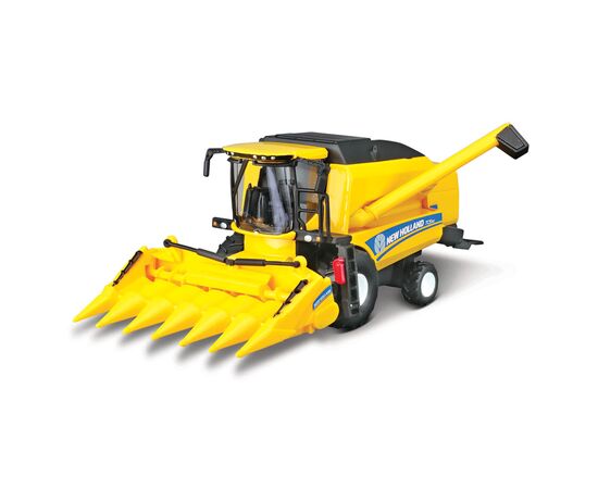 Масштабна модель автомобіля Bburago Автомодель - Зернозбиральний комбайн New Holland TC5.90 (з кукурузною жаткою) (18-31722)