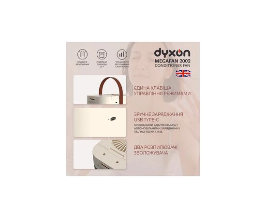 Вентилятор DYXON MEGAFAN 2002 White, изображение 2