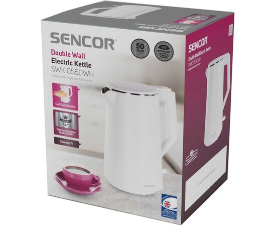 Электрочайник Sencor SWK 0550WH, изображение 13