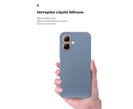 Чохол до мобільного телефона Armorstandart ICON Infinix Smart 20 4G Camera Cover Winter Blue (ARM91386), зображення 7