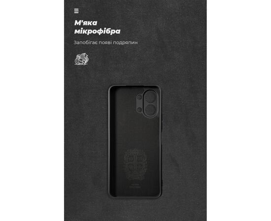 Чохол до мобільного телефона Armorstandart ICON Tecno Spark Go 3 4G Camera Cover Black (ARM91023), зображення 4