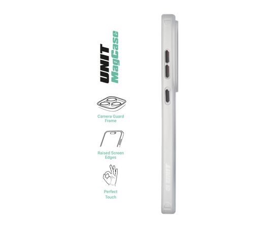 Чохол до мобільного телефона Armorstandart Unit MagCase Samsung S26 Ultra 5G Matte Clear Silver (ARM88811), зображення 3
