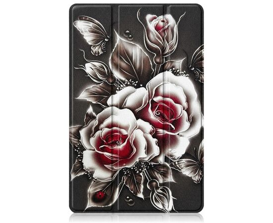Чохол до планшета BeCover Smart Case Samsung Galaxy Tab S9 (SM-X710/SM-X716) / S9 FE (SM-X510/SM-X516B) 11.0" Black Rose (715922), зображення 2