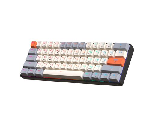 Клавіатура GamePro MK130 V2 Infinity QLAB Sakura Linear RGB USB UA Black (MK130-V2-B-QS), зображення 3