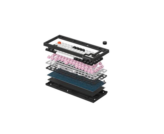 Клавіатура GamePro MK160 V2 Warden QLAB Sakura Linear RGB USB UA Black (MK160-V2-B-QS), зображення 8