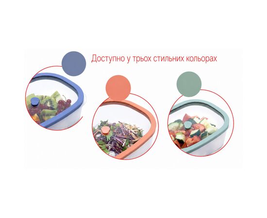 Харчовий контейнер Status Fresko Набір з 5-ти предметів + ручний вакуумний насос ментоловий (177111), зображення 12