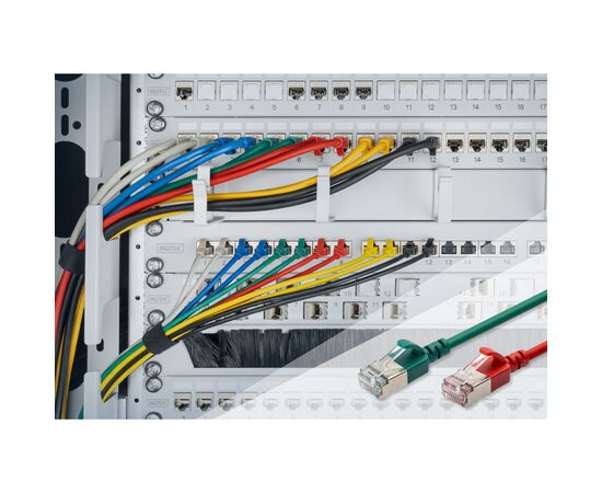 Патч-корд 1.5м, FTP, cat.6A, Sliim, AWG 32/7, Cu, LSZH, grey Digitus (DK-1632-A-015S), изображение 8