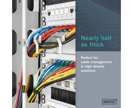 Патч-корд 3м, FTP, cat.6A, Sliim, AWG 32/7, Cu, LSZH, grey Digitus (DK-1632-A-030S), изображение 5