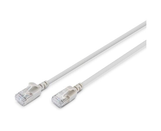 Патч-корд 2м, FTP, cat.6A, Sliim, AWG 32/7, Cu, LSZH, grey Digitus (DK-1632-A-020S)