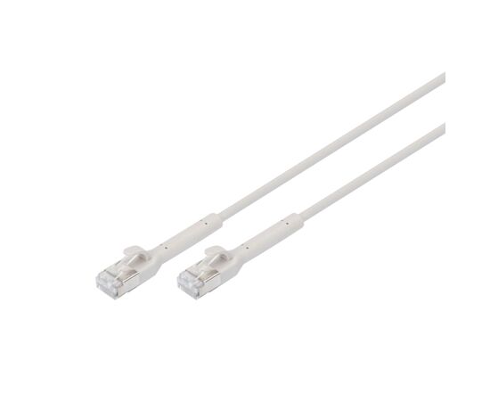 Патч-корд 1.5м, SFTP, cat.6A, AWG 32/7, Cu, TPE-LSZH, гибкий, grey Digitus (DK-1632-A-015B)