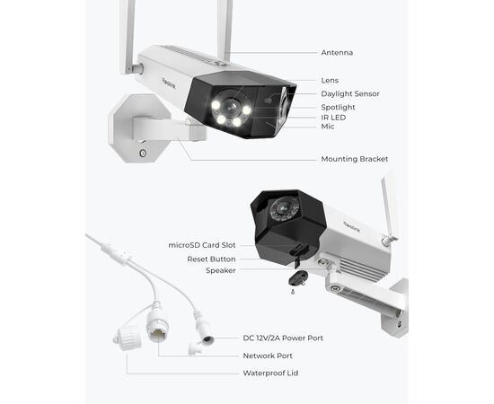 Камера відеоспостереження Reolink W750, зображення 12