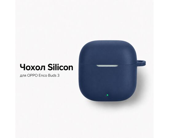 Чехол для наушников BeCover Silicon для OPPO Enco Buds 3 Blue (715909)