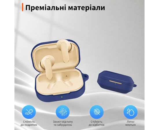 Чехол для наушников BeCover Silicon для Realme Buds Air 8 Blue (715898), изображение 3