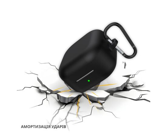 Чехол для наушников BeCover Silicon для Samsung Galaxy Buds 4 / 4 Pro Black (715874), изображение 2