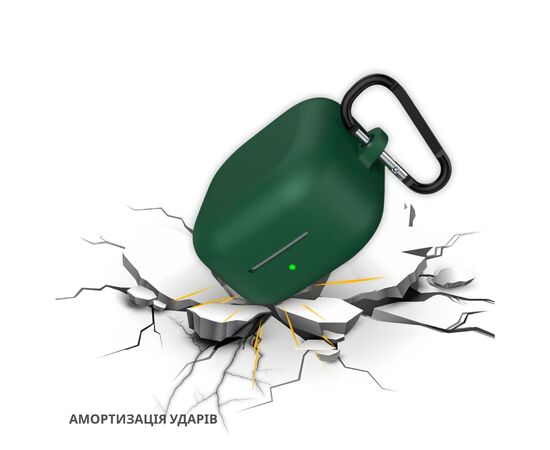 Чехол для наушников BeCover Silicon для Samsung Galaxy Buds 4 / 4 Pro Green (715876), изображение 2