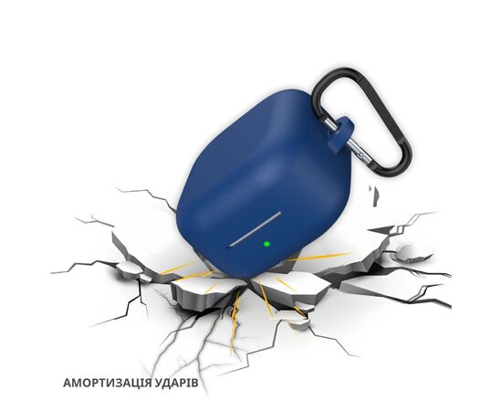 Чехол для наушников BeCover Silicon для Samsung Galaxy Buds 4 / 4 Pro Blue (715875), изображение 2