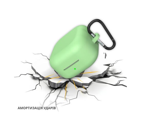 Чехол для наушников BeCover Silicon для Samsung Galaxy Buds 4 / 4 Pro Green (715878), изображение 2