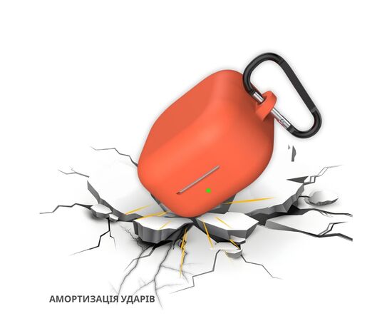 Чехол для наушников BeCover Silicon для Samsung Galaxy Buds 4 / 4 Pro Orange (715881), изображение 2