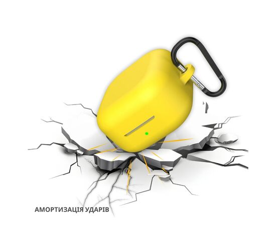 Чехол для наушников BeCover Silicon для Samsung Galaxy Buds 4 / 4 Pro Yellow (715885), изображение 2