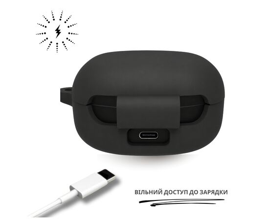 Чехол для наушников BeCover Silicon для Samsung Galaxy Buds Black (715893), изображение 3