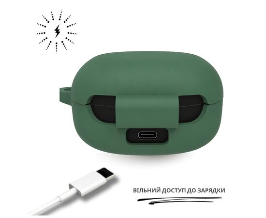 Чехол для наушников BeCover Silicon для Samsung Galaxy Buds Green (715895), изображение 3