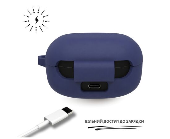 Чехол для наушников BeCover Silicon для Samsung Galaxy Buds Blue (715894), изображение 3