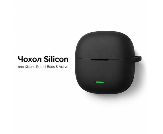 Чехол для наушников BeCover Silicon для Xiaomi Redmi Buds 8 Active Black (715900)