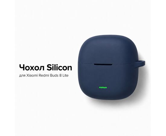 Чехол для наушников BeCover Silicon для Xiaomi Redmi Buds 8 Lite Blue (715905)
