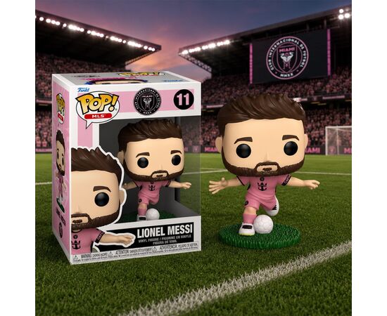 Фігурка Funko Pop серії Футбол: Інтер Маямі - Ліонель Мессі (рожева форма) (94697), зображення 3